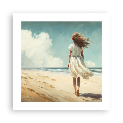 Poster - Meeting the Sun aand the Wind - 40x40 cm