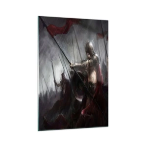 Glass picture - Passerby, Tell Sparta… - 70x100 cm