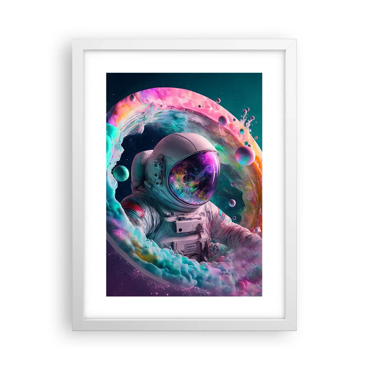 Poster in white frmae - Star Gate - 30x40 cm
