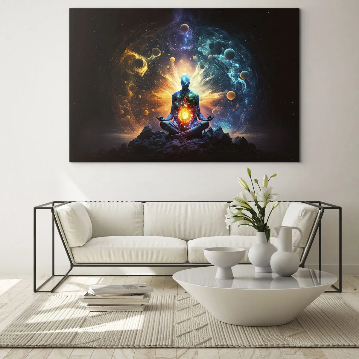 Glass picture - Cosmic Calm - 100x70 cm
