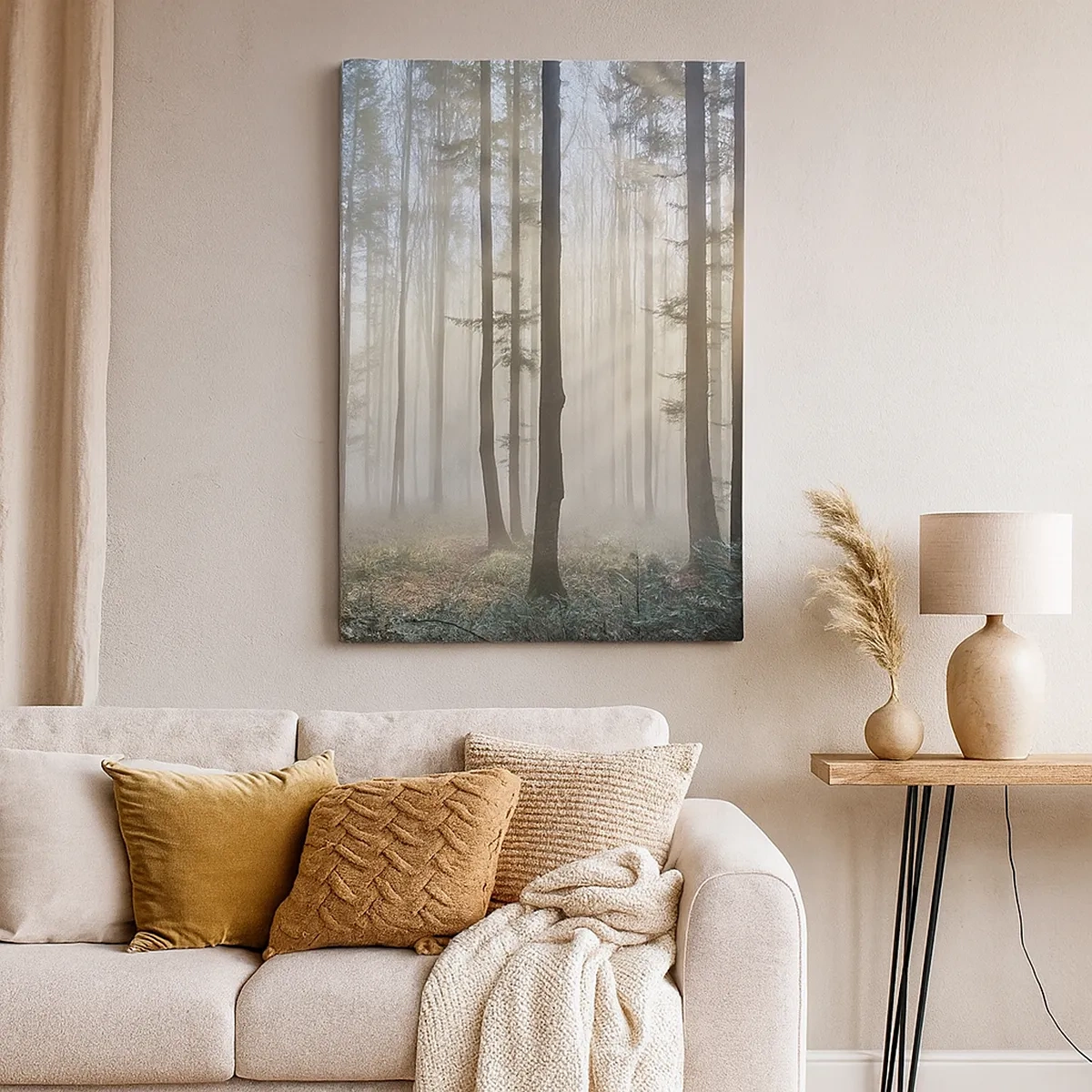 Canvas picture - Fog Has Woken up Too - 50x70 cm