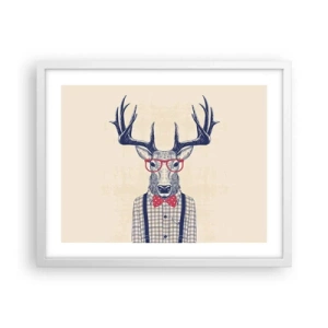 Poster in white frmae - Fun Extravagance - 50x40 cm