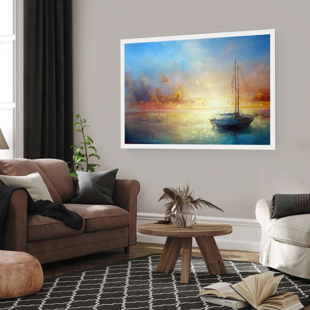 Poster - In a Golden Bay - 100x70 cm