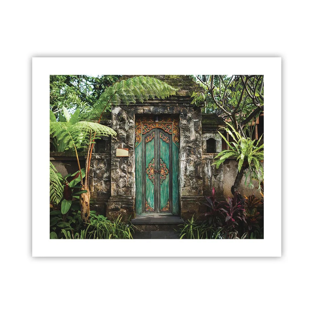 Poster - Door to Exotic World - 50x40 cm
