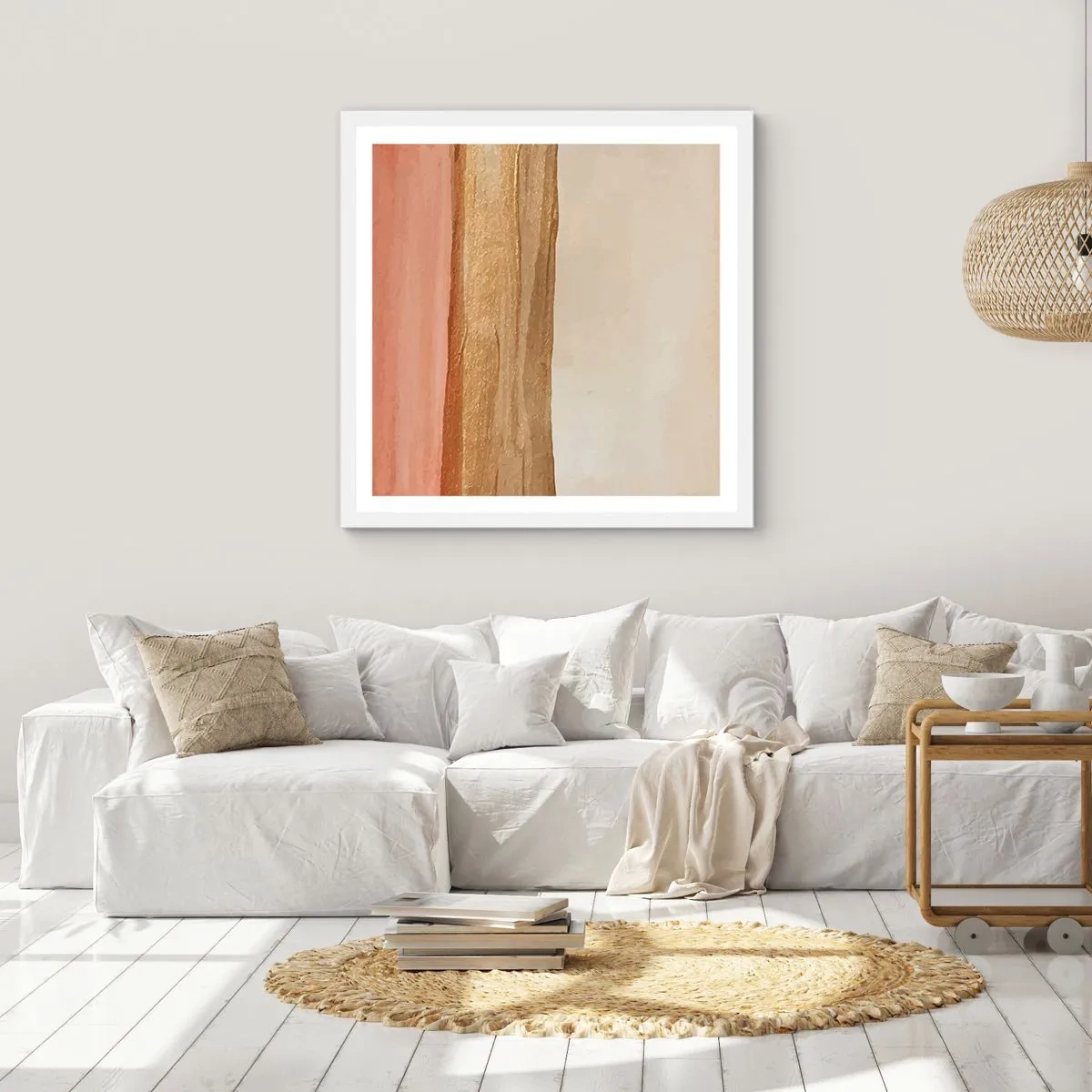 Poster in white frmae - Vertical Composition - 40x40 cm