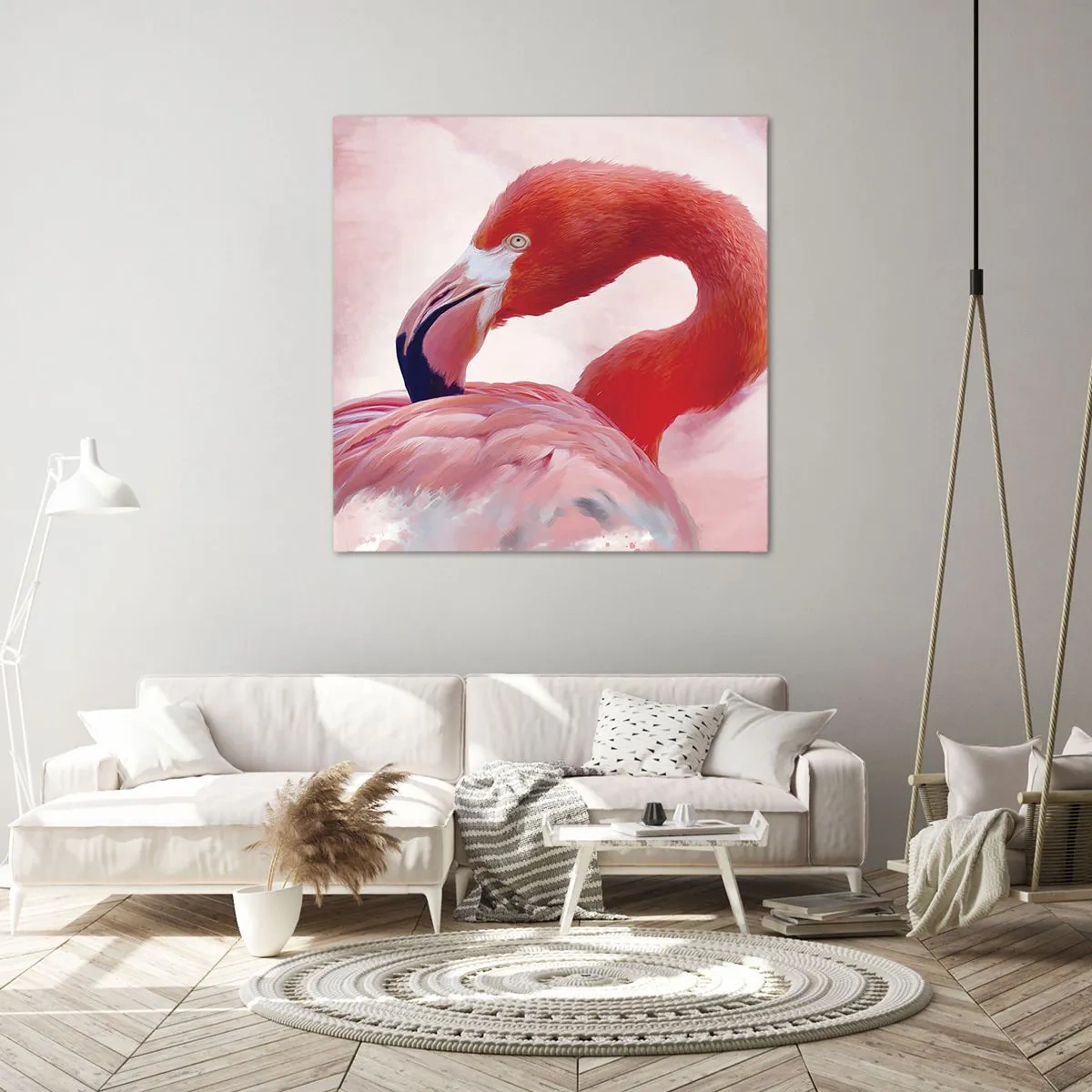 Canvas picture - Bird Look - 50x50 cm