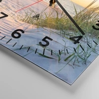 Clock face with numbers