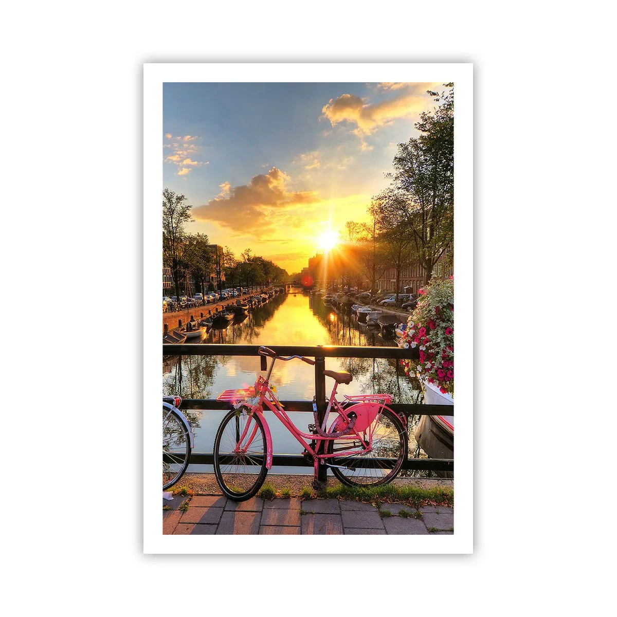 Poster - Spring Morning in Amsterdam - 61x91 cm
