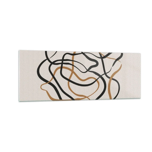 Glass picture - Everything Is Tangled UP - 140x50 cm