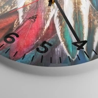 Clock face with numbers