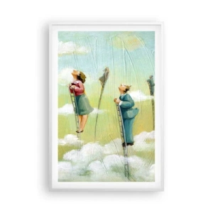 Poster in white frmae - Following the Dream - 61x91 cm