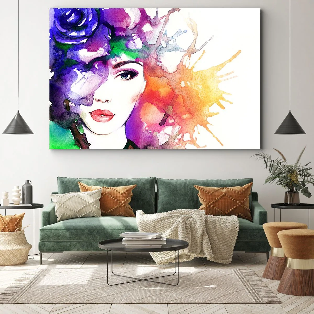 Canvas picture - With Head in the Clouds - 100x70 cm