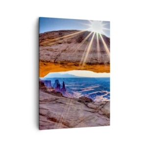 Canvas picture - Through Rocky Gate - 50x70 cm