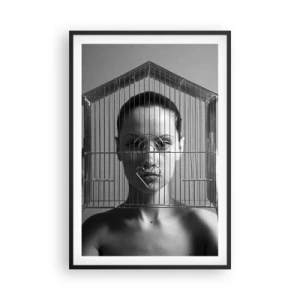 Poster in black frame - A Bit Surrealistic Portrat - 61x91 cm