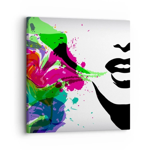 Canvas picture - Tale in Colours of a Rainbow - 30x30 cm