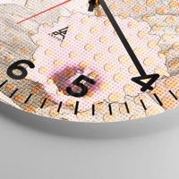 Clock face with numbers
