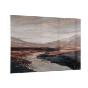 Glass picture - Quiet Valley - 100x70 cm