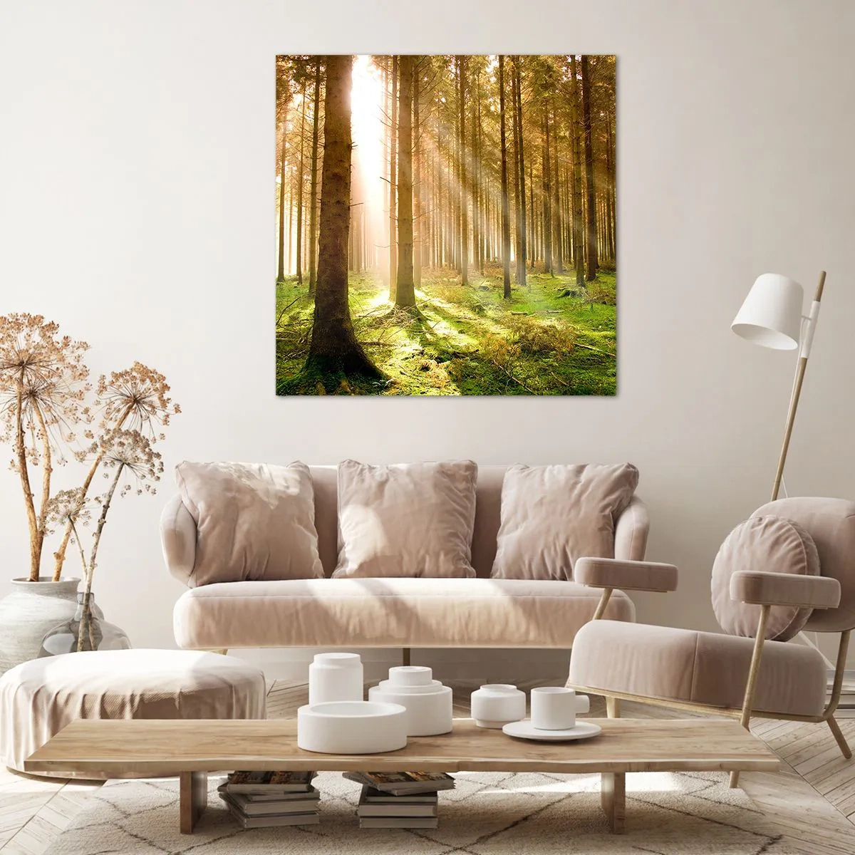 Canvas picture - Elfs Will Be Here Soon - 60x60 cm