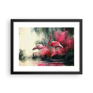 Poster in black frame - Class of Natural Charm - 40x30 cm