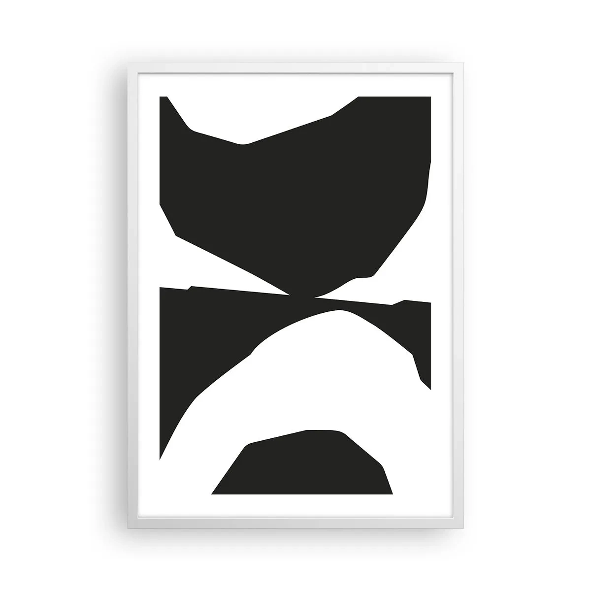 Poster in white frmae - Positive - Negative - 50x70 cm