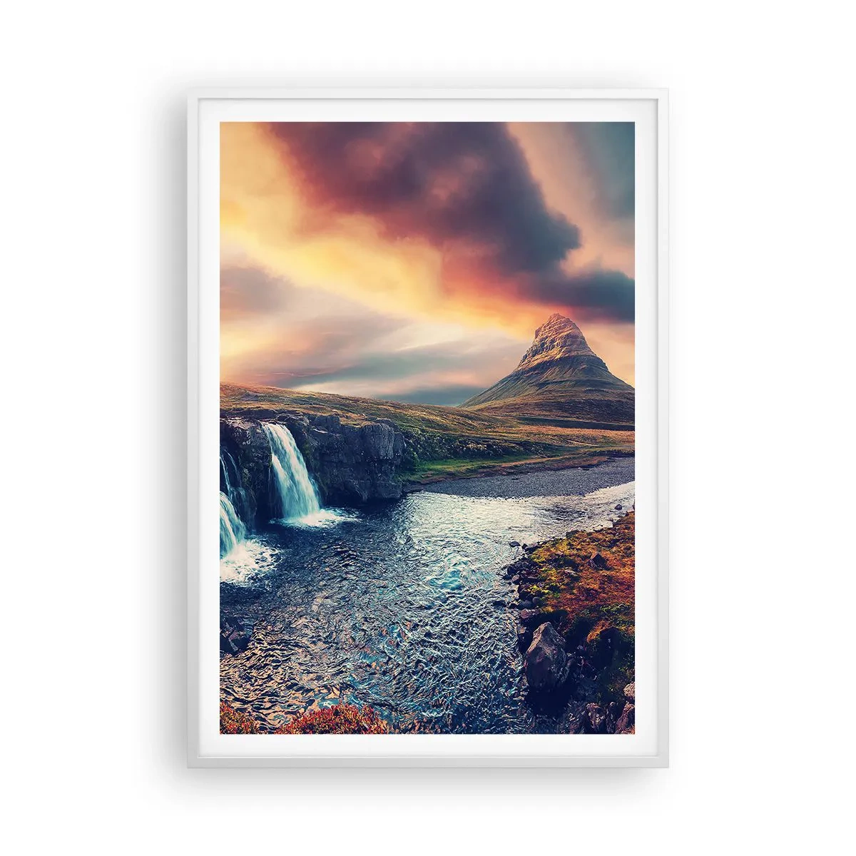 Poster in white frmae - In Majesty of Nature - 70x100 cm