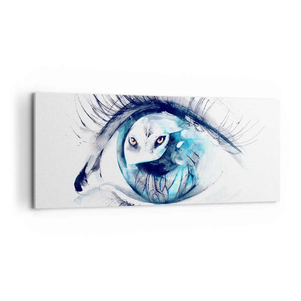 Canvas picture - Eye to Eye with Wilderness - 120x50 cm