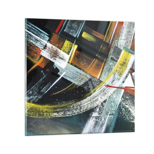 Glass picture - Energy of Movement - 60x60 cm