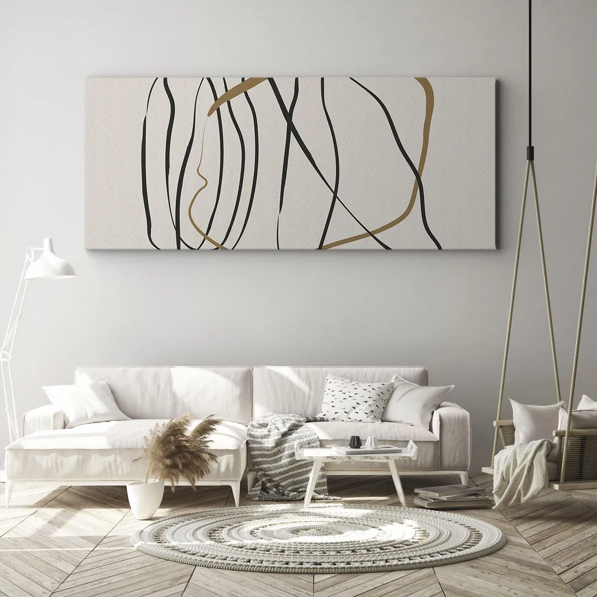Canvas picture - Composition - Dance of Possession - 100x40 cm