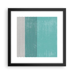 Poster in black frame - Balanced Composition - 30x30 cm