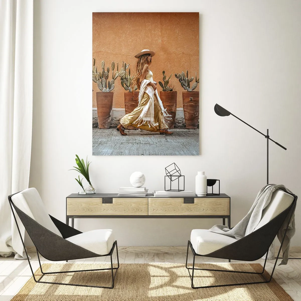 Glass picture - Hippie Style - 50x70 cm