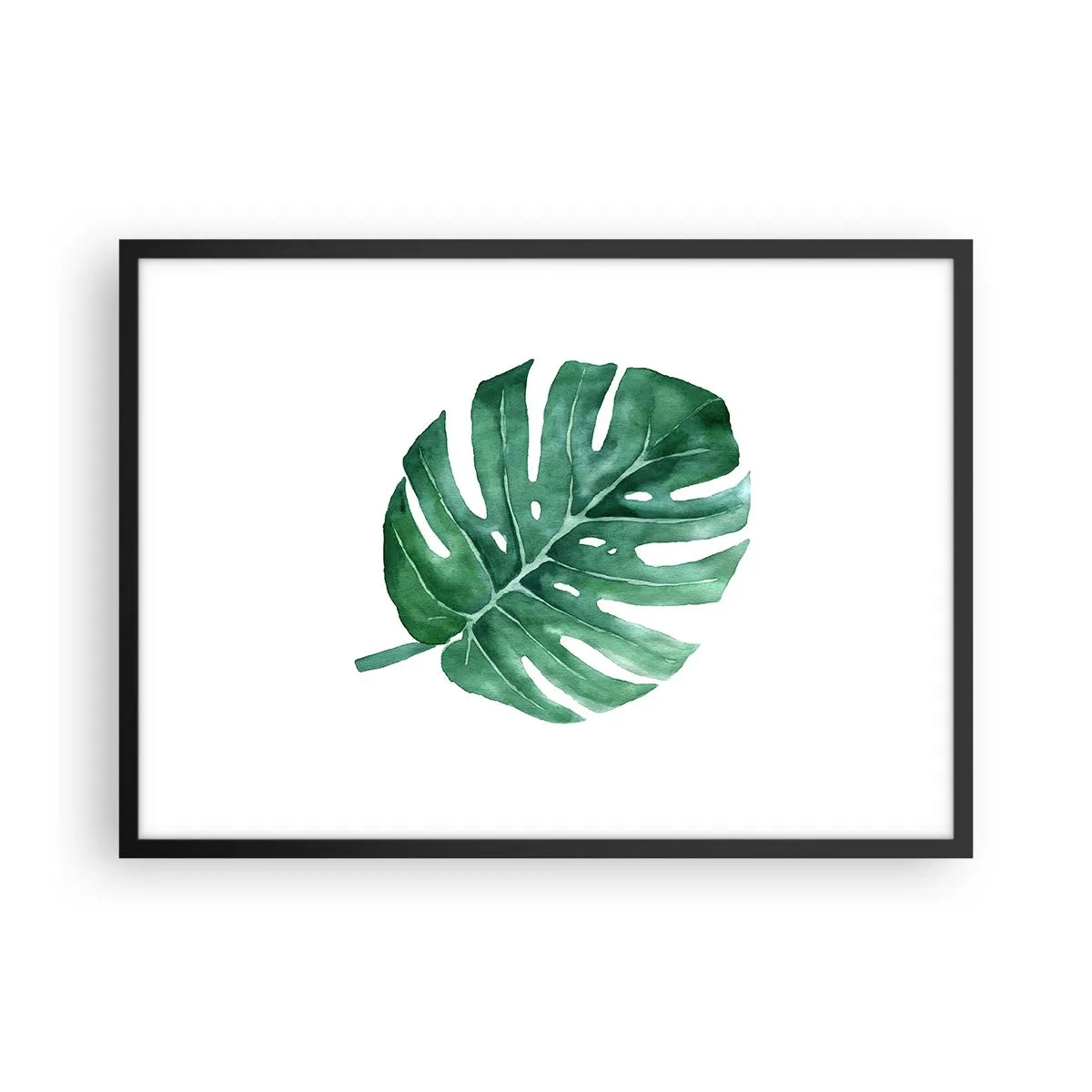 Poster in black frame - Green Concept - 70x50 cm