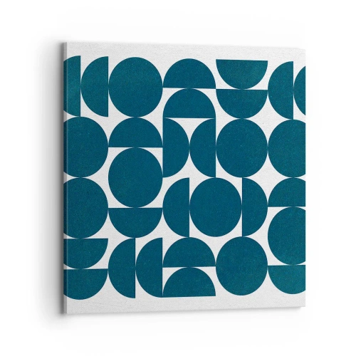 Canvas picture - Circles and Semicircles - 70x70 cm