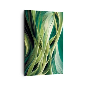 Canvas picture - Abstract Playing Green - 80x120 cm