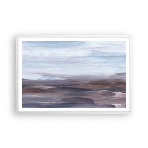 Poster in white frmae - Elements: Water - 91x61 cm