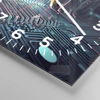 Clock face with numbers