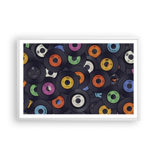 Poster in white frmae - Colours of Classics - 91x61 cm