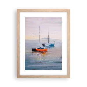 Poster in light oak frame - Deserved Rest - 30x40 cm