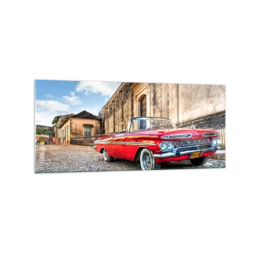 Glass picture - Cuban Style - 120x50 cm