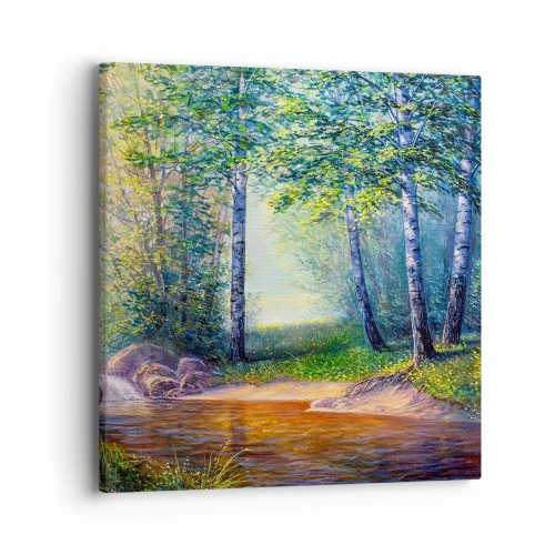 Canvas picture - Idyllic Scenery - 40x40 cm