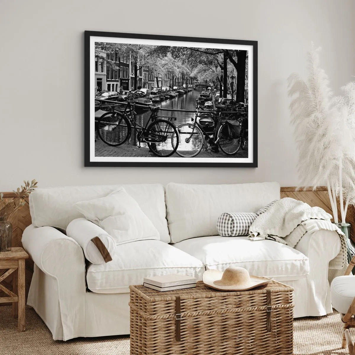 Poster in black frame - A Very Dutch View - 70x50 cm