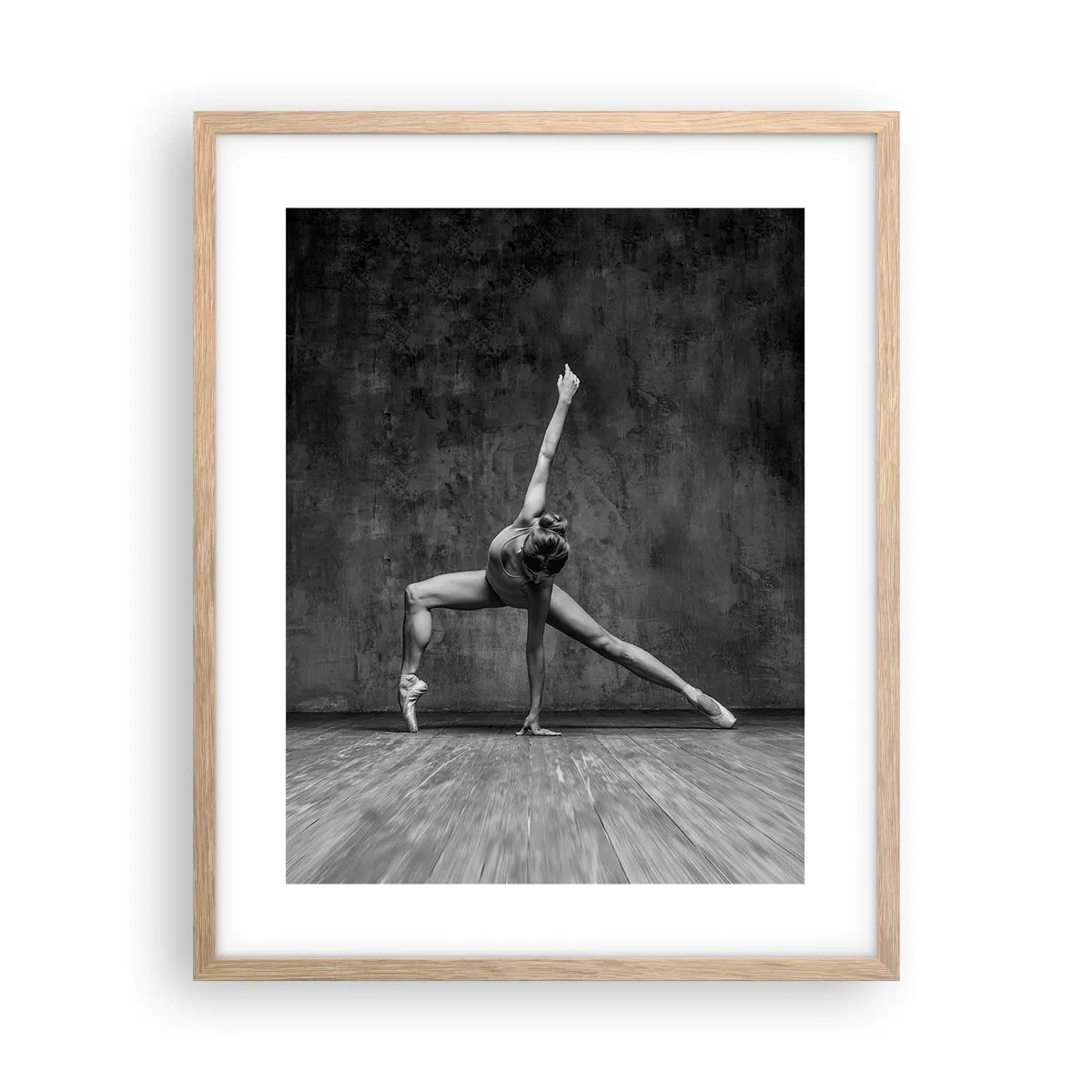 Poster in light oak frame - Ideal of Balance - 40x50 cm