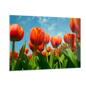 Glass picture - Blue Sky Is All They Need - 120x80 cm