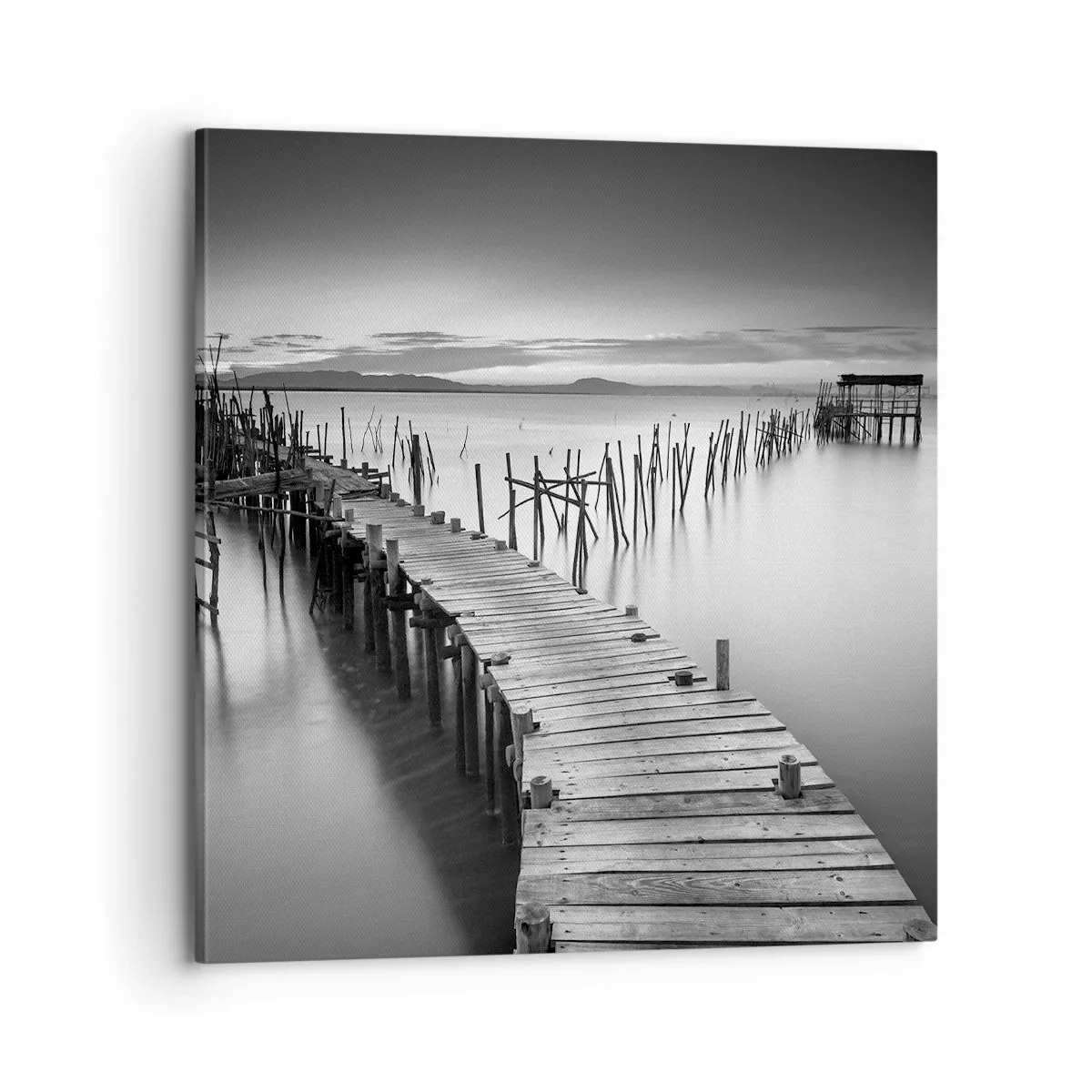 Canvas picture - Peace of a Forgotten Shore - 70x70 cm