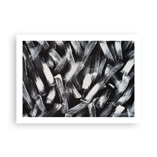 Poster - Abstract in Industrial Spirit - 70x50 cm