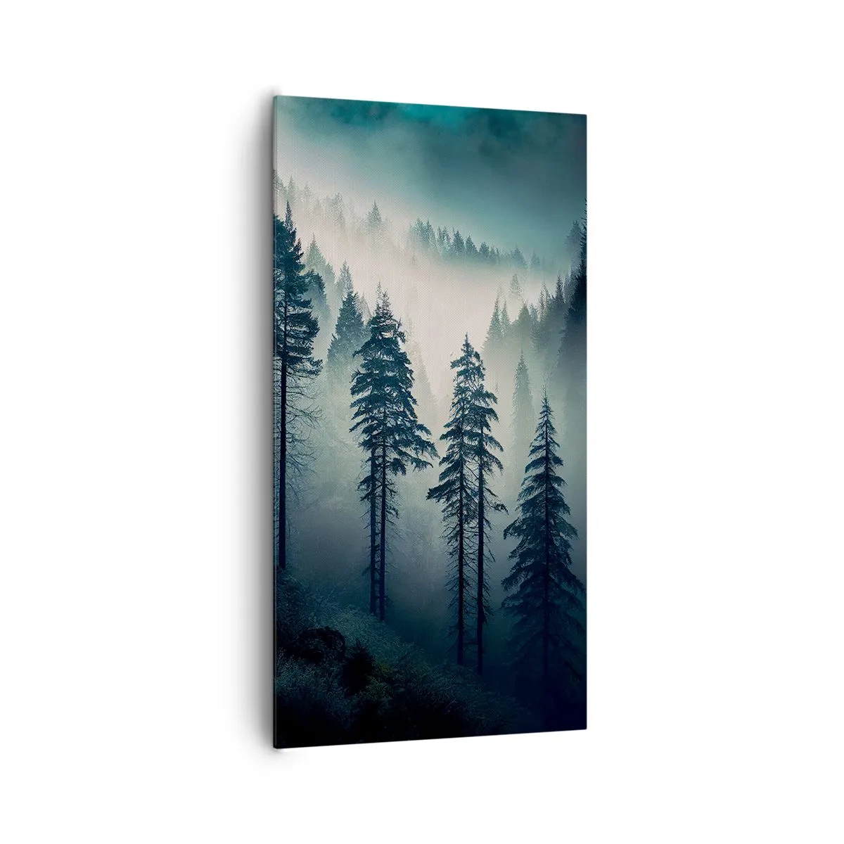 Canvas picture - Morning in the Mountains - 65x120 cm
