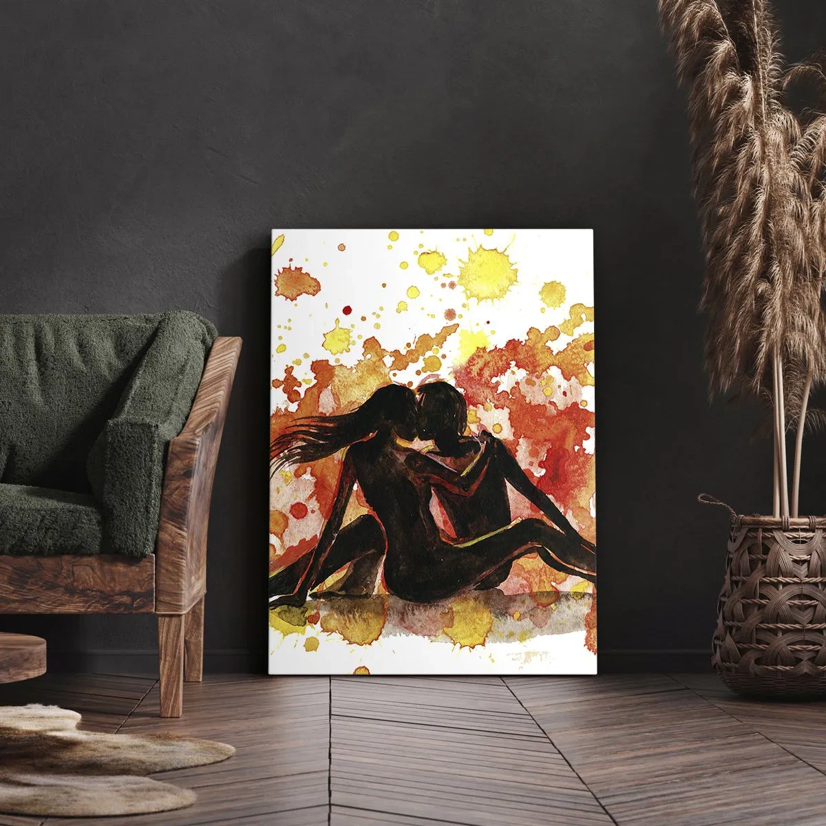 Canvas picture - And There Was Light - 45x80 cm