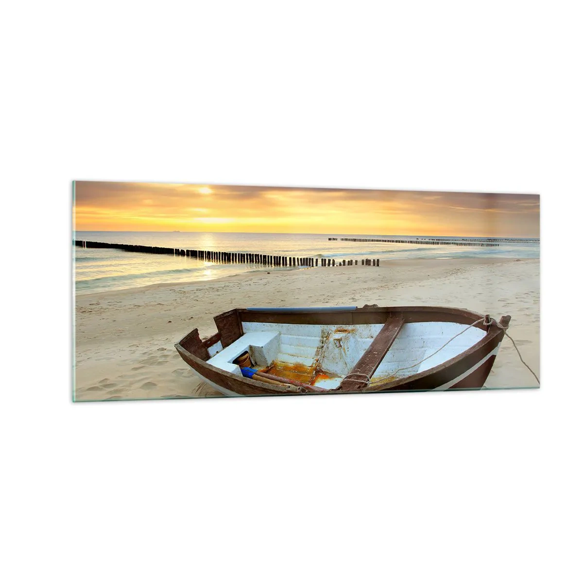 Glass picture - The Most Beautiful Beaches  - 100x40 cm