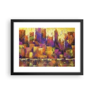 Poster in black frame - Metropolitan Composition - 40x30 cm