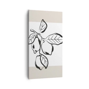 Canvas picture - Where Lemon Matures - 55x100 cm