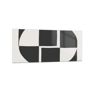 Glass picture - Antithesis-Synthesis - 120x50 cm